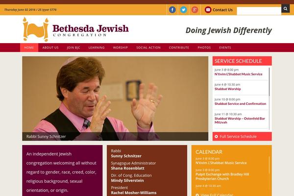 bethesdajewish.org site used Bethesda