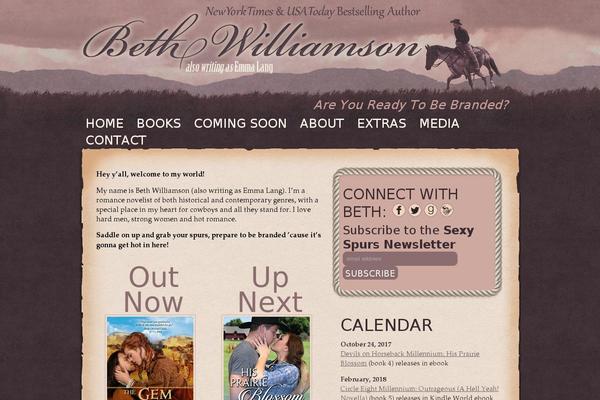 bethwilliamson.com site used Cowboy14