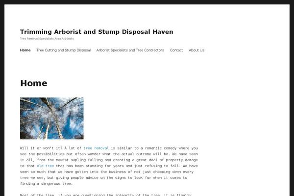 WordPress website example screenshot