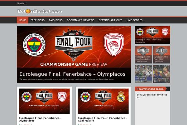 WordPress website example screenshot