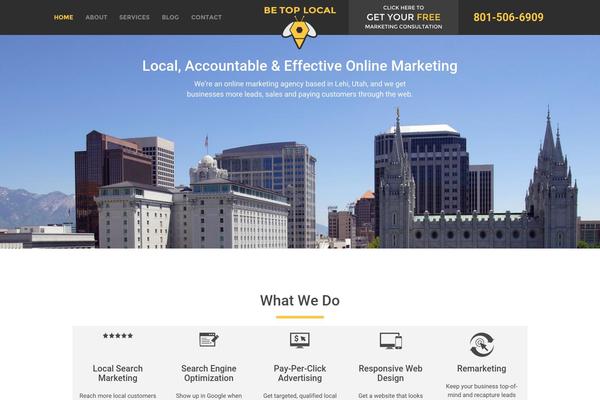 Site using Betoplocal-utm plugin