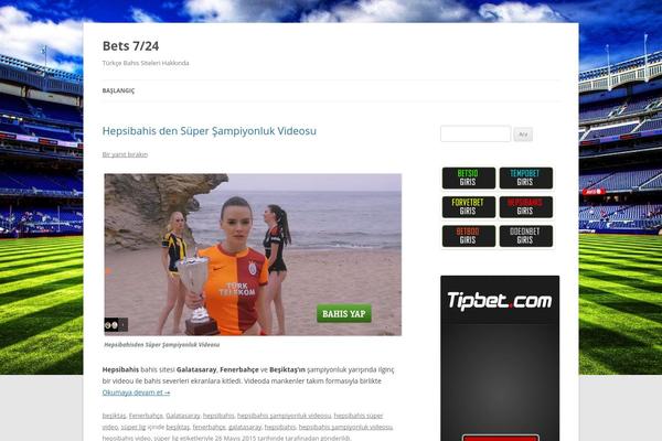 Twenty Twelve theme site design template sample