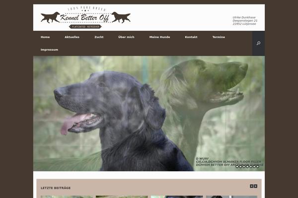 Vantage theme site design template sample