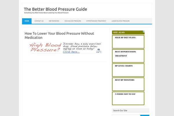 Iconic One theme site design template sample