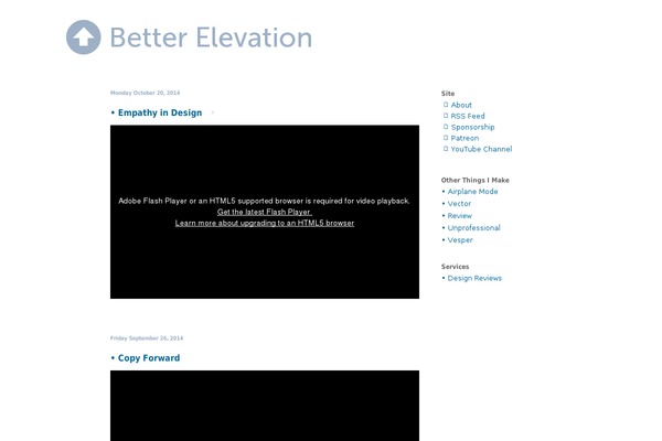 betterelevation.com site used Pop-blue