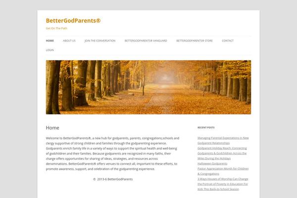 Twenty Twelve theme site design template sample