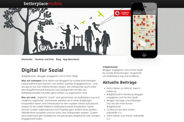 betterplacemobile.de site used Betterplace