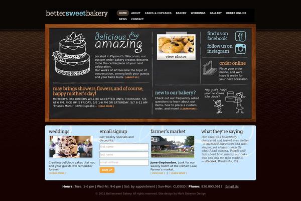 bettersweetbakery.com site used Bettersweet