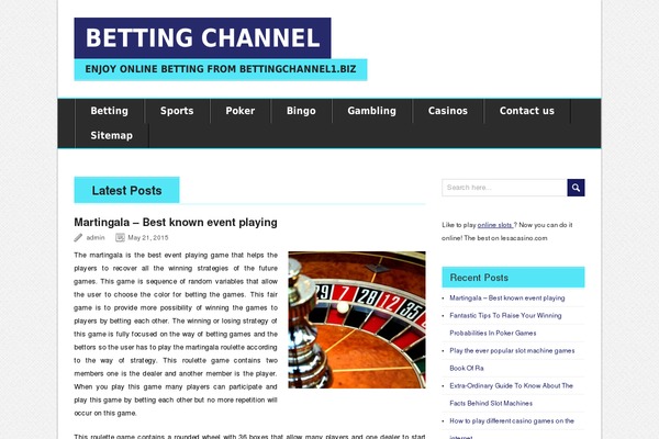 bettingchannel1.biz site used BrightNews