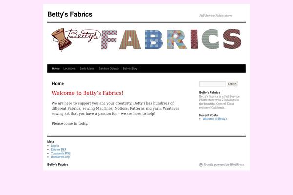 WordPress website example screenshot