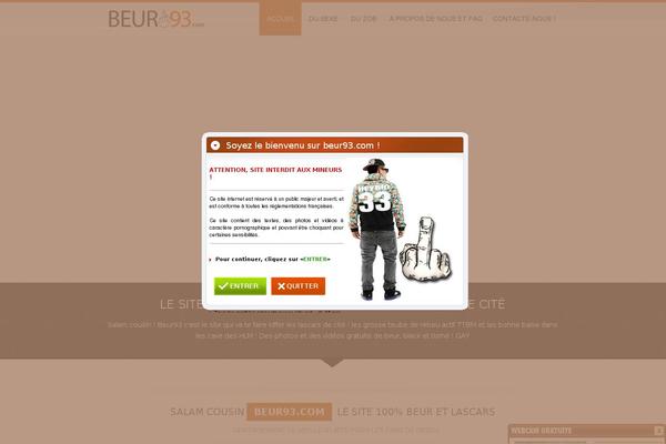 beur93.com site used Myempire