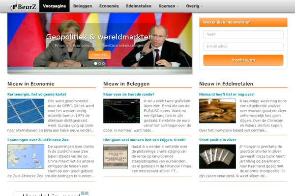 beurz.com site used Presspen