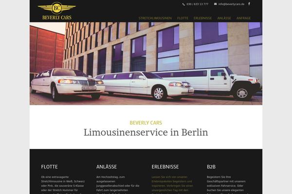 Divi theme site design template sample