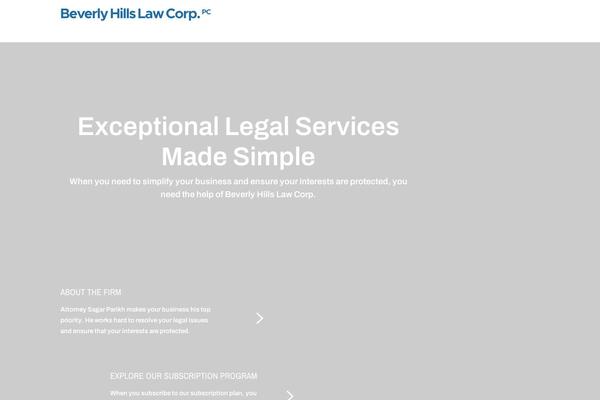 beverlyhillslawcorp.com site used Bhlc