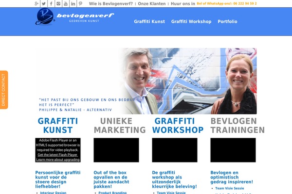 WordPress website example screenshot