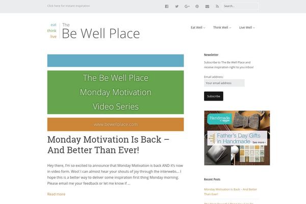 bewellplace.com site used Traficatheme