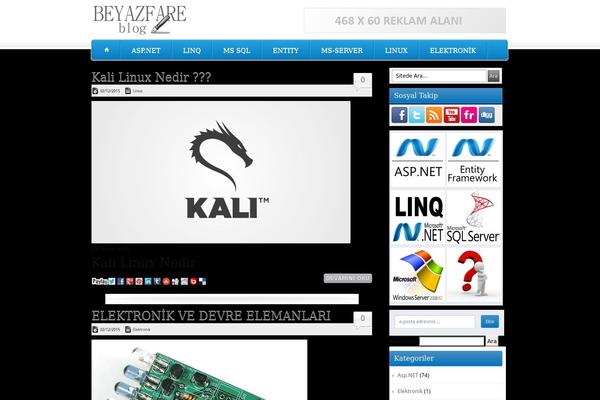 beyazfare.com site used Blogizm