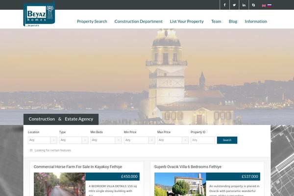 beyazhomes.com site used Beyazhomes