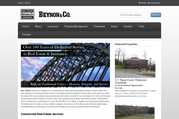 beynonandco.com site used Construction Field