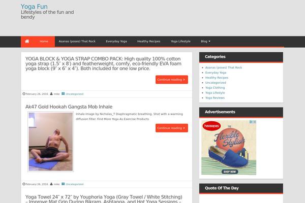 WordPress website example screenshot