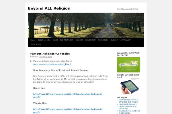 WordPress website example screenshot