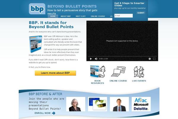 beyondbulletpoints.com site used Beyondbulletpoints