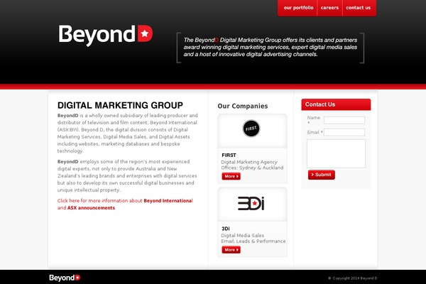 beyondd.co.nz site used Beyondd