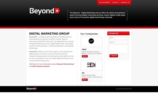 beyondd theme websites examples