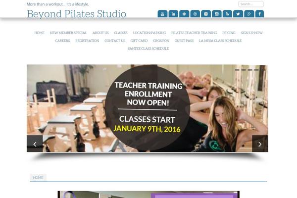 beyondpilates.com site used Ultra-white