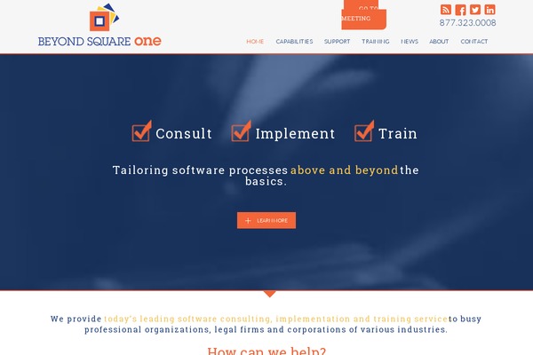 beyondsquareone.com site used Mastertheme-bso