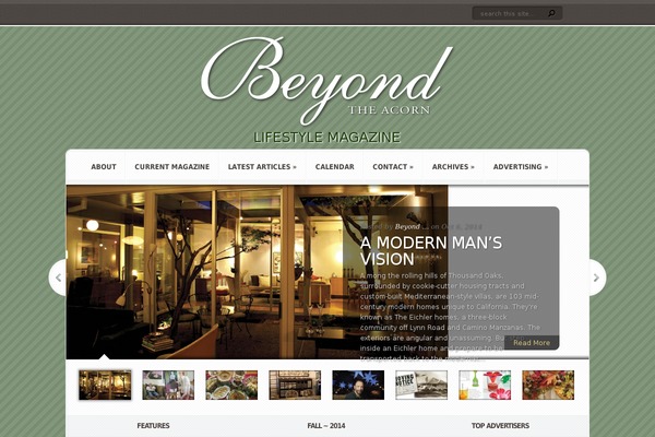 beyondtheacorn.net site used Clementine