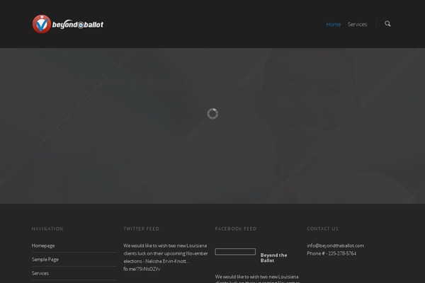 Salient theme site design template sample
