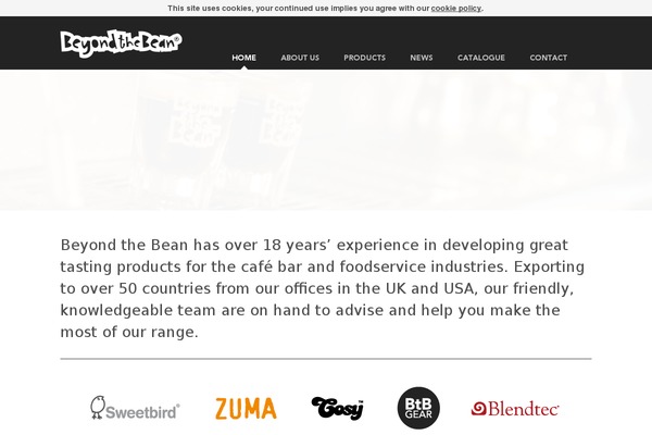 beyondthebean.com site used Beyondthebean
