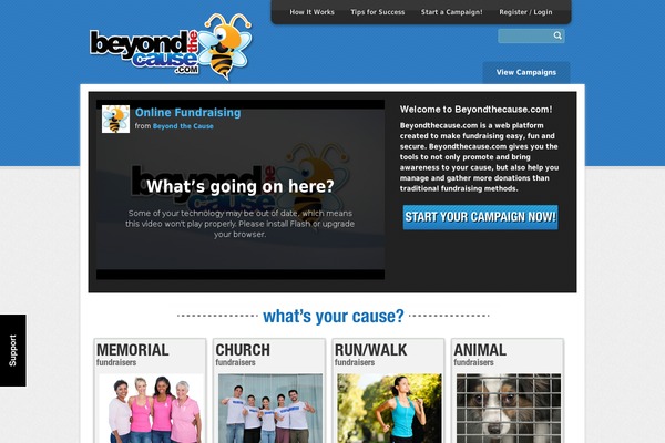 beyondthecause.com site used Nuke