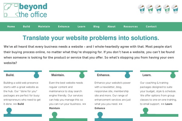 beyondtheoffice.com site used Genesis-sandbox-html5
