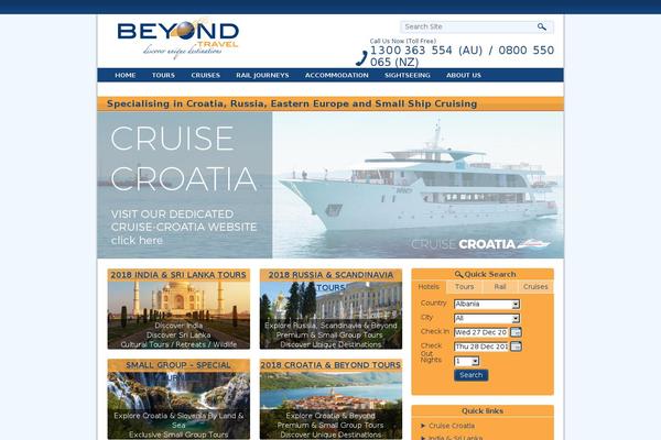 beyondtravel.com.au site used Tourplan