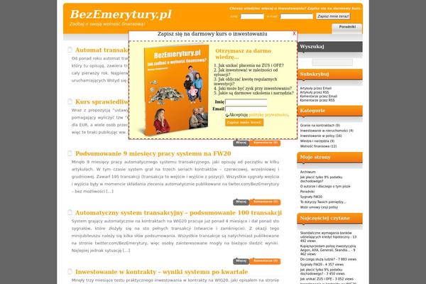 bezemerytury.pl site used Artsorange