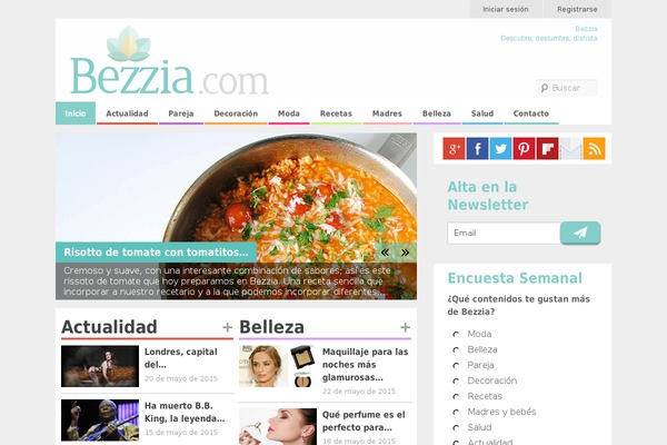 Child-bezzia theme site design template sample