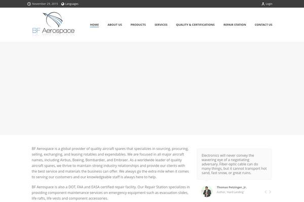 Jupiter theme site design template sample