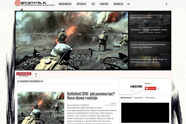 bfcentral.pl site used Steam
