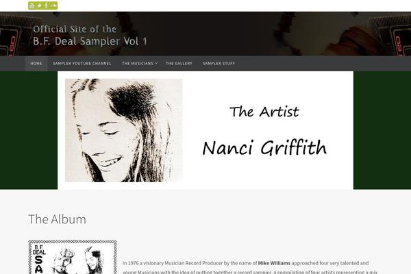 Nirvana theme site design template sample