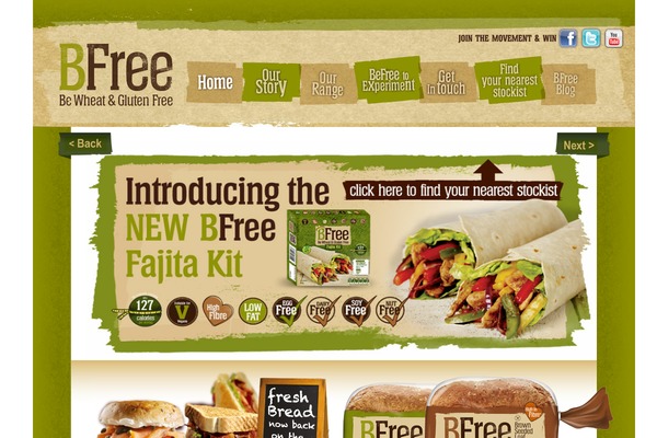 bfreefoods.com site used Bfree