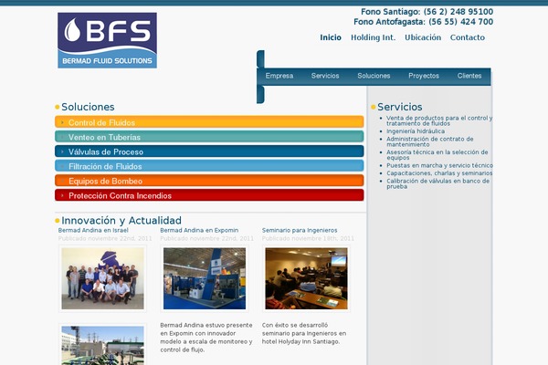 bfschile.com site used Bermadandina