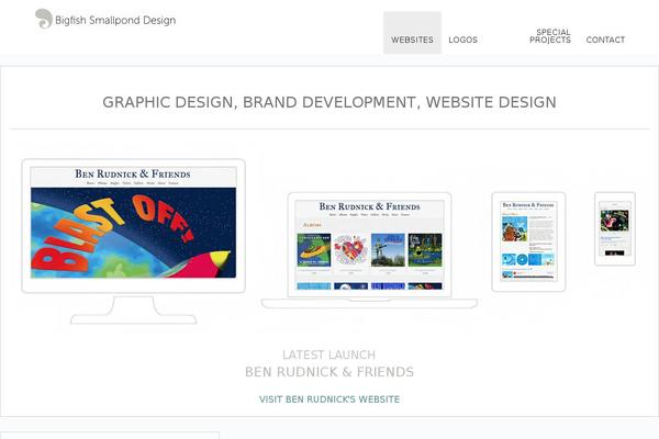 Vantage theme site design template sample