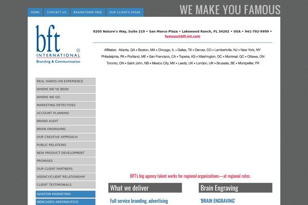 Bft theme site design template sample