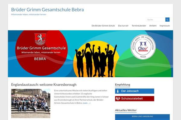WordPress website example screenshot