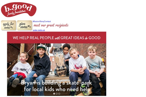 bgoodfamilyfoundation.com site used Wtftheme