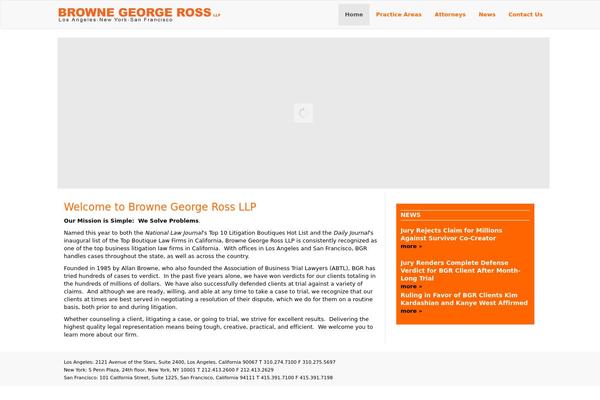 BGR theme websites examples