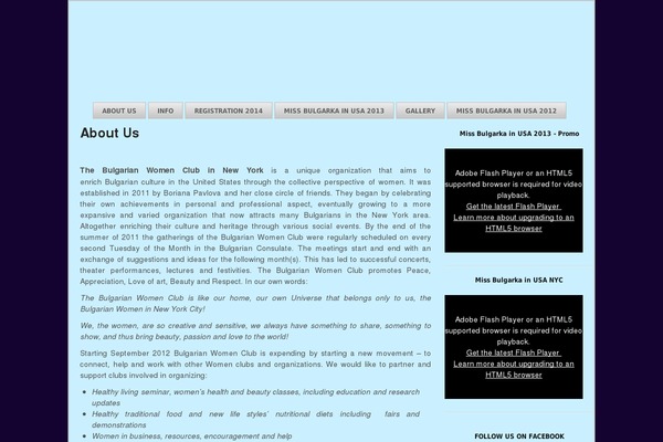 WordPress website example screenshot