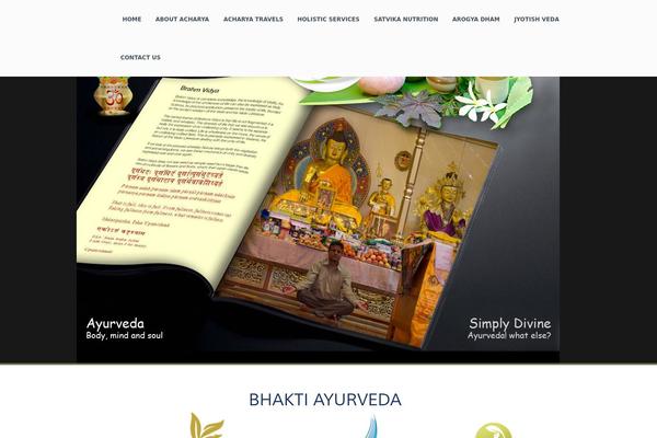 bhakti-ayurveda.com site used Bhaktiay